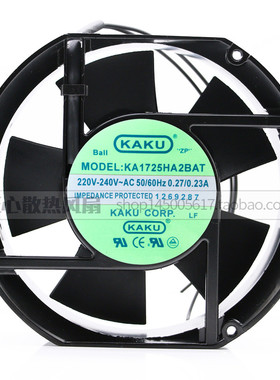 全新台湾KAKU卡固风扇KA1725HA2SAT 220V KA1725HA2BAT 220V