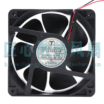 PEERLESS Motors DF1238B24M DC 24V 0.55A 120x38mm散热风扇