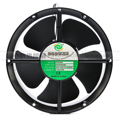 原装DGDWXS轴承散热工业风机DS20060HBL DS22060HBL 机柜散热风扇