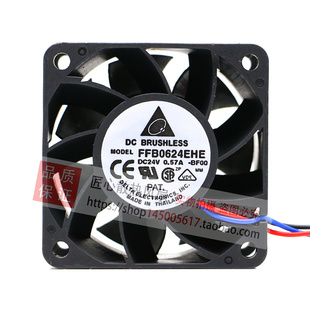 原装台达全新 FFB0624EHE 24V 0.57A 6038 6CM测速报警双滚珠风扇