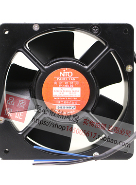 日本 PF-120S-2M AC 200 50/60Hz 16/15W 全金属散热风扇带传感器