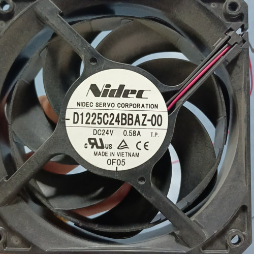nidec散热风扇D1225C24BBAZ-00 12025 24V 0.58A全新120x120x25mm