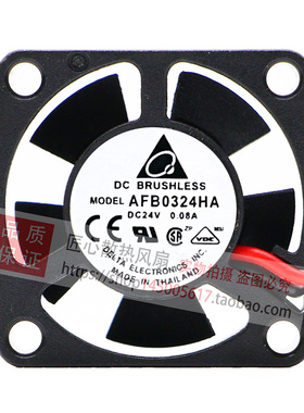 台达 Delta AFB0324HA 3CM 3010 24V 0.08A 轴承 变频器散热风扇
