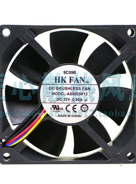 HKFAN AS8025V12 DC12V 0.50A科士达YDC9103H 3KVA/2.4KW散热风扇