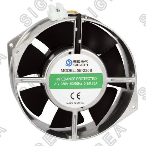 赛极电气 5E-115B 115V 5E-230B 230V 橄榄型风机 铁叶子 耐高温