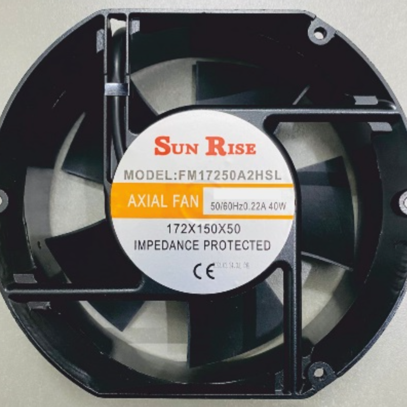 SUN RISE FM17250A2HSL AC 220V 0.22A 40W 172x150x50轴流风扇