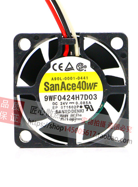 三洋9WF0424H7D03 A90L-0001-0441#39 4015 24V 0.085A发那科风扇