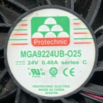 原装Protechnic MGA9224UB-O25 9225 24V0.48A变频器散热风扇