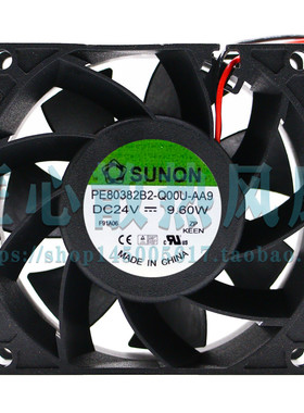 正品PE80382B2-Q00U-AA9 全新SUNON 8038 24V 9.6W 8CM变频器散热