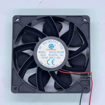 COOLINGFAN DGB123824H DC 24V 0.80A 12厘米大风力变频器风扇