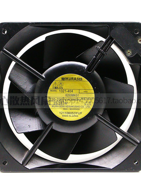 1321-404 6250MKG1 220-230V 原装日本育良IKURAFAN 全金属风扇