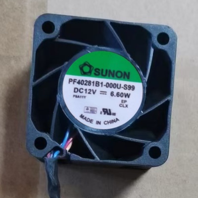 PF40281B1-000U-S99 A99散热风扇FAN AXIAL 40X28MM 12VDC WIRE