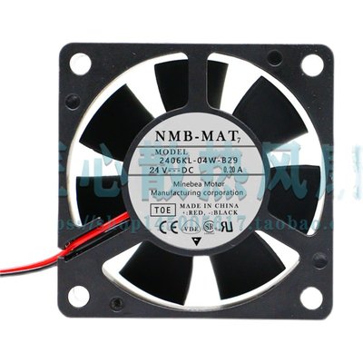 NMB MAT DC 24V 0.20A 6020 60x60x20mm 6厘米散热风扇