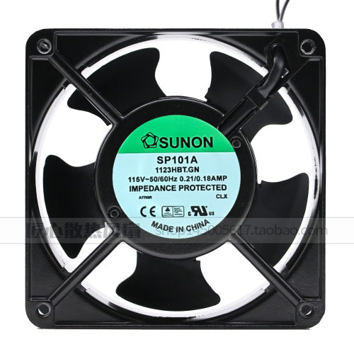 SP101A 1123HBT.GN全新台湾建准AC115V12038轴流散热风机扇散热器