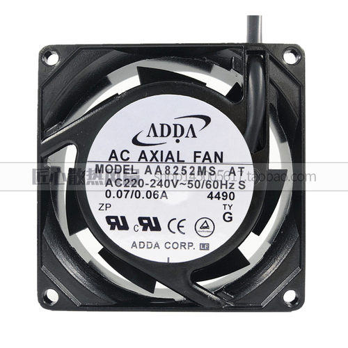 原装ADDA AA8252MS-AT 8025 8CM 交流 220~240V 铜线铝框散热风扇