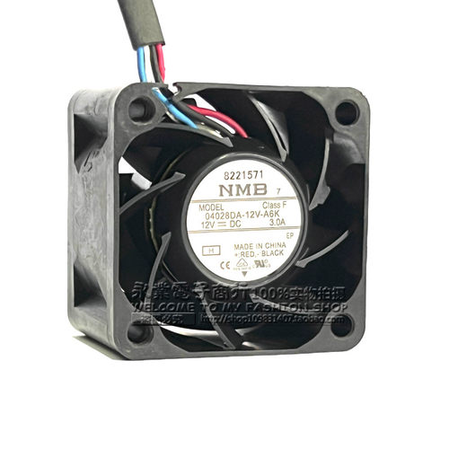 原装NMB 04028DA-12V-A6K/AKK/B6K 12V 3.0A 暴力4线高转速风扇