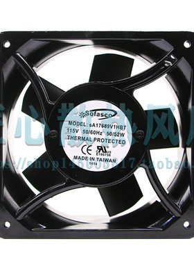 台湾Sofasco SA17689V1HBT 115V 52W 17.6CM 17689 机柜 散热风扇