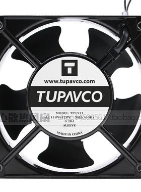 TUPAVCO  MODEL: TP1511 AC110V-120V 0.30A 12cm轴流风机