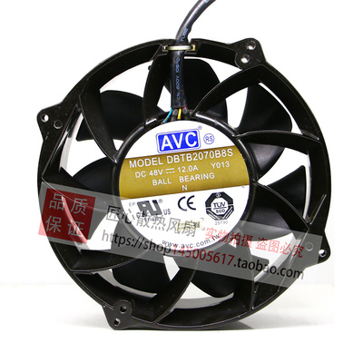 原装正品 AVC 20厘米 20070 DC48V 12.0A 超暴力风扇 DBTB2070B8S
