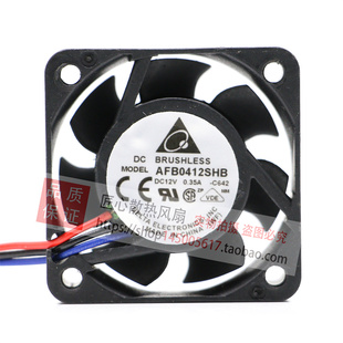 全新原装台达 AFB0412SHB 4015 12V0.35A 大风量双滚珠测速风扇