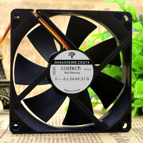 全新 Costech 9厘米 D09A05SWB ZSQ74 24V 0.21A 9025冷却风扇