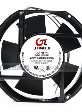 全新JINLI 国能劲力 JL17251A 2155HBL 220V 0.08A 17251轴流风机