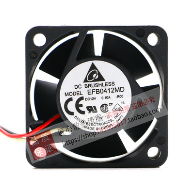 台达 4020 EFB0412MD 12V 0.10A 4CM 双滚珠交换机散热风扇