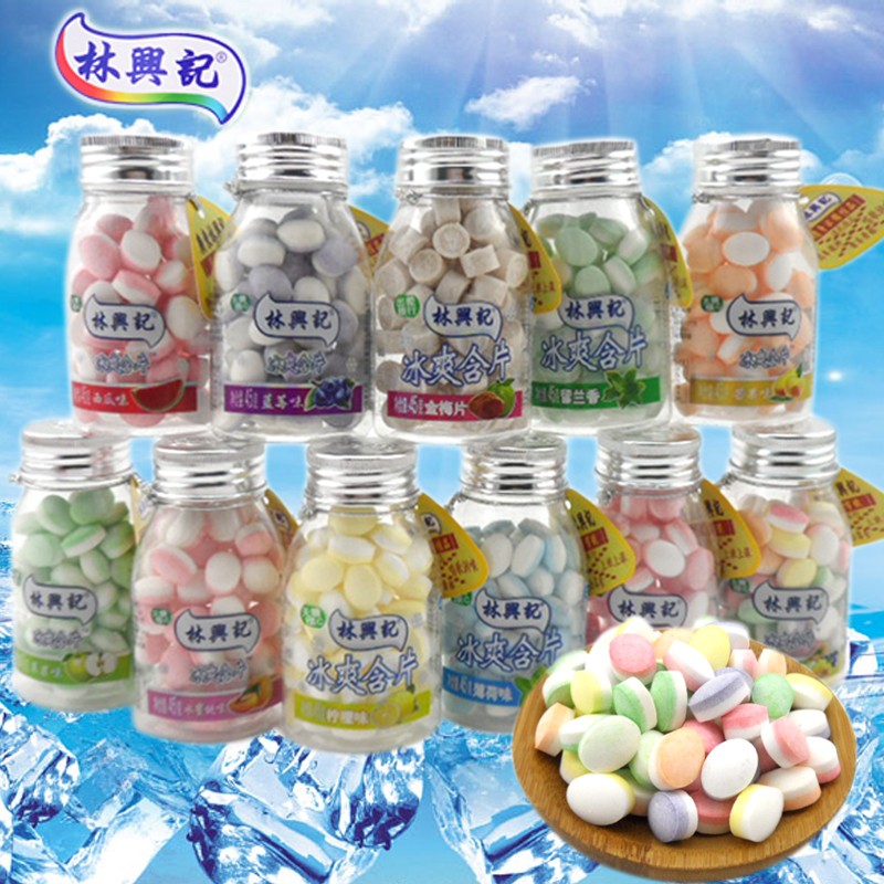 广东冰爽含片林兴记薄荷味糖
