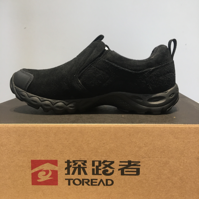 探路者秋冬季新款户外一脚蹬轻便防滑女鞋TFRRAK92513
