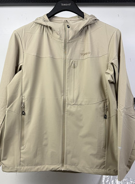 探路者软壳衣男26新春秋户外CORDURA功能透气连帽外套TAEEAO81025