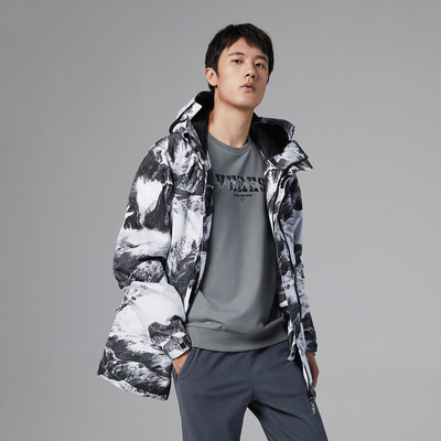 探路者滑雪服秋冬户外防水透湿保暖中长款外套TAHI91501/92502