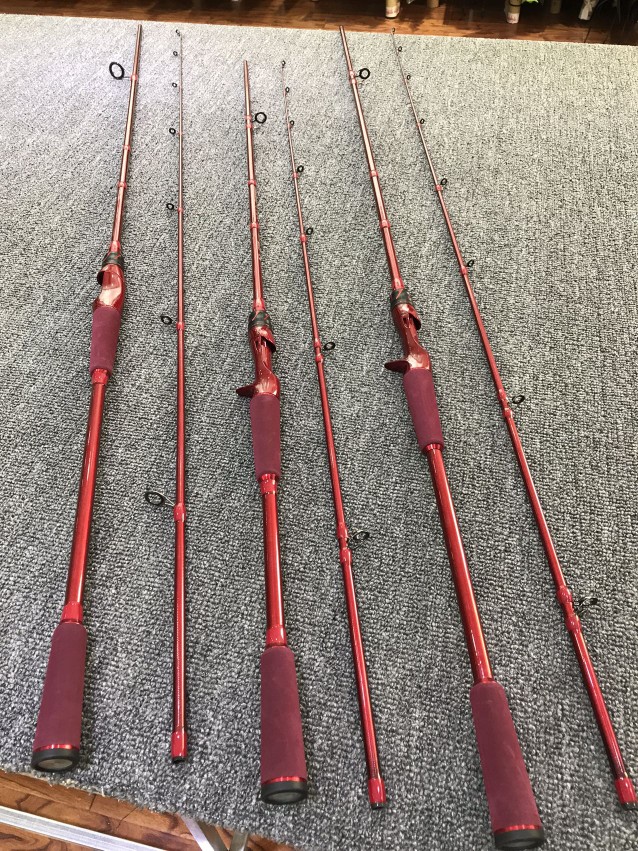 新品 路亚MH调性 通身采用传统中国红油漆透着 典雅 高贵 