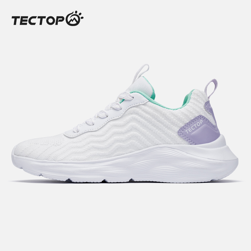 探拓户外女式运动鞋春夏新款女鞋柔韧飞织透气网面百搭软底休闲鞋