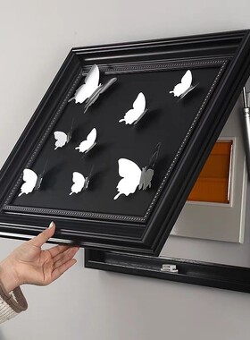 电表箱装饰画推拉磁吸配