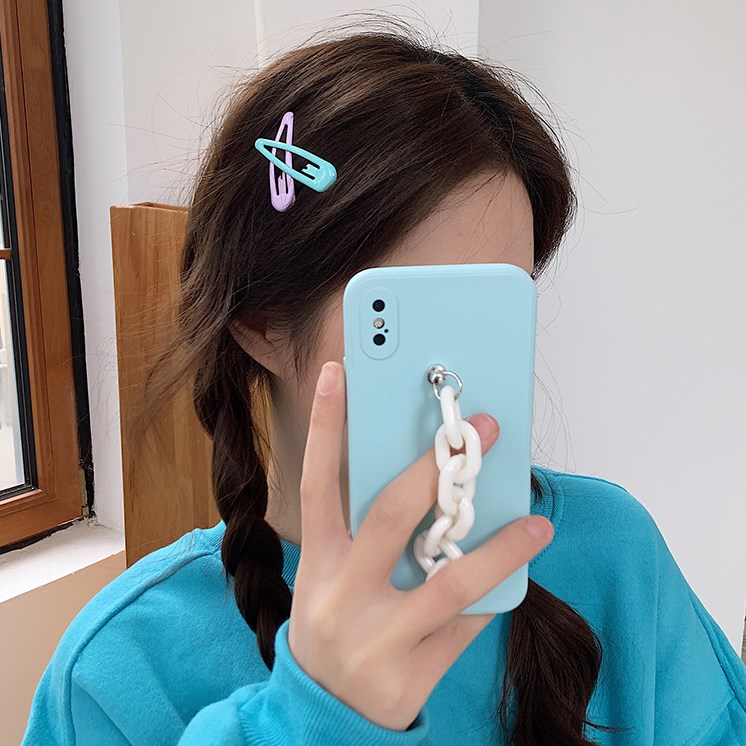 糖果色发夹合金发卡y2k