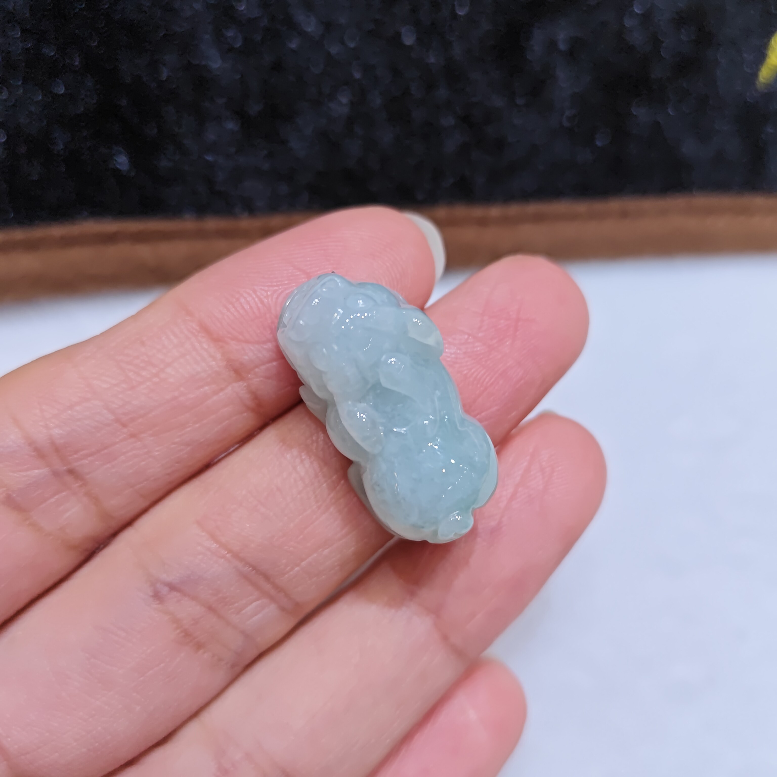 天然缅甸料A货翡翠貔貅吊坠挂件缅甸翡翠