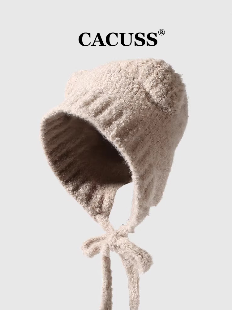 CACUSS毛线帽出游可爱女秋冬