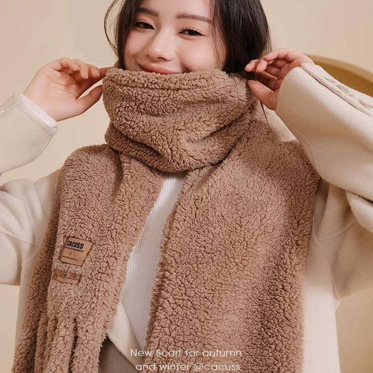 CACUSS秋冬休闲女士围巾保暖