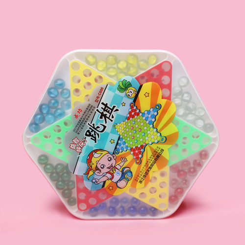 跳跳棋儿童益智成人80后玻璃珠