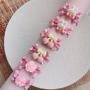 儿童发绳高弹力发圈女童头绳头饰小女孩扎头发皮筋可爱发饰