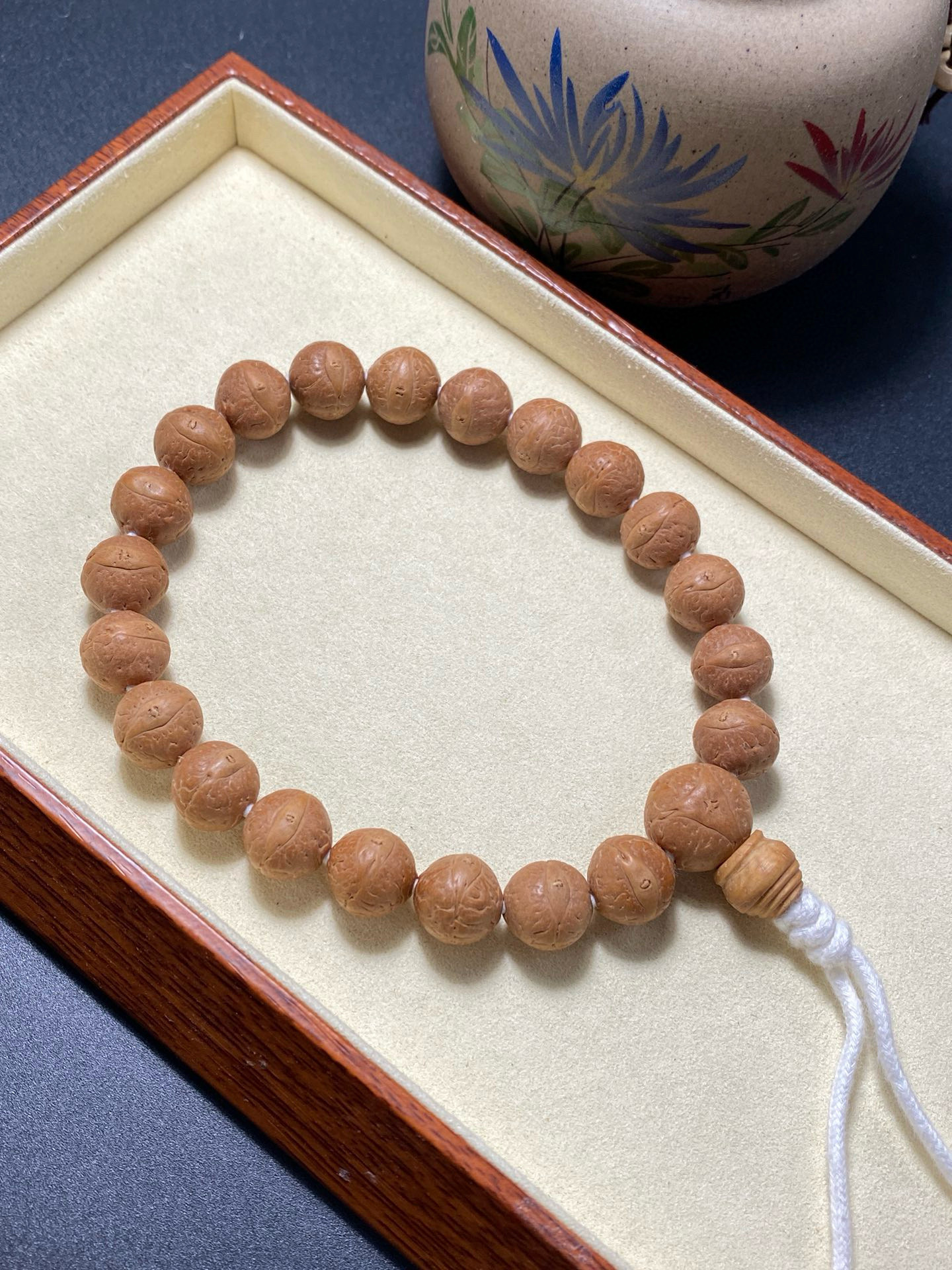 尼泊尔精品高密小凤眼菩提子男女手串手持文玩念珠菩提籽正品