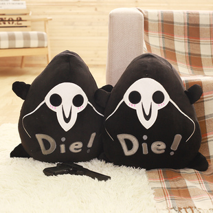 守望先锋死神公仔DIE!死神抱枕瑞破公仔游戏周边毛绒玩具偶