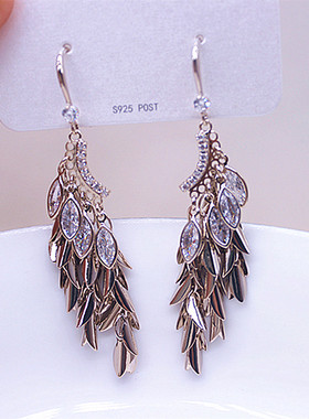 复古异域民族风水晶耳环女新款波西米亚耳饰精致小众高级感耳坠