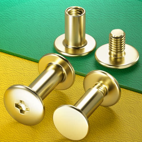 【厂家批发】镀铜子母钉