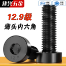 12.9级薄头内六角螺丝DIN7984矮头扁头螺栓M3M4M5M6M8M10M12 M24