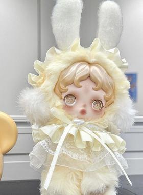 仅娃衣)sp可爱朝晖天使娃衣黄色系奶油泡泡搪胶公仔裙高颜值10cm