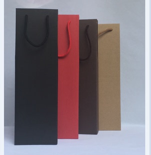 四色双支冰酒瓦楞手拎盒 礼盒 375ml纸质手拎礼盒  纸质包装盒