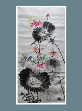 装饰画手绘作品廉政字画高雅大气