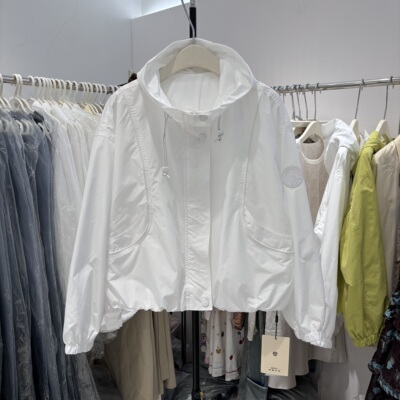 2026春季新款女士宽松休闲短款夹克上衣小个子时尚外套防晒衣7701