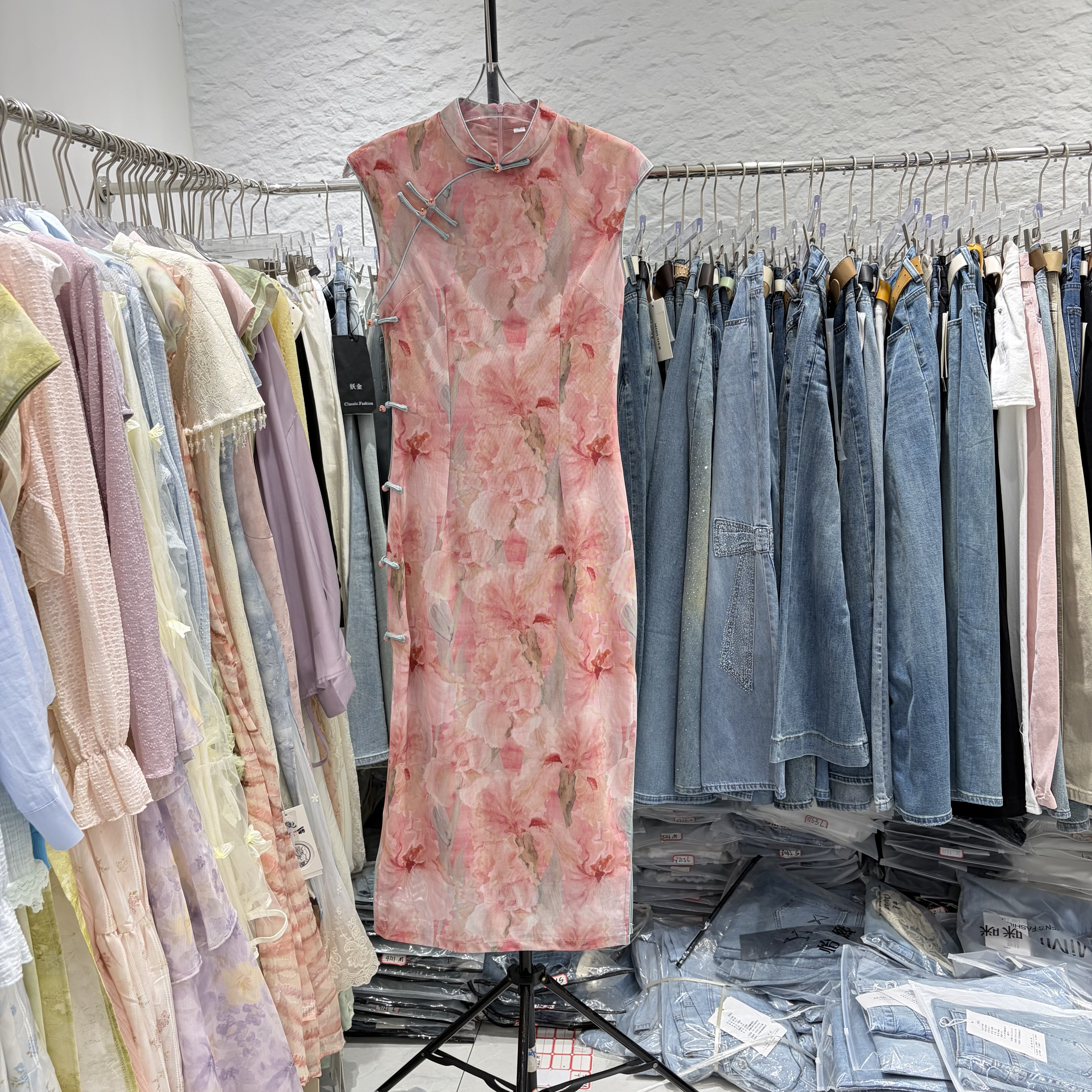 2026夏季新款新中式国风改良旗袍连衣裙女气质显瘦长袖裙子